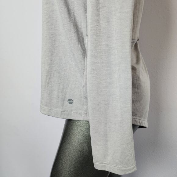 Apana Yoga Lifestyle Pale Purple Keyhole Tie Back Activewear Tunic | Womens Med - Picture 6 of 16